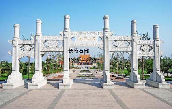 石牌樓，石雕牌坊