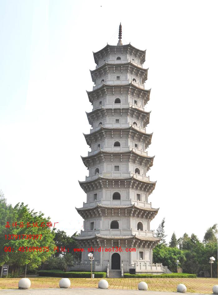 佛教石雕、寺院石塔